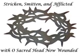 Stricken, Smitten, and Afflicted with O Sacred Head Organ sheet music cover